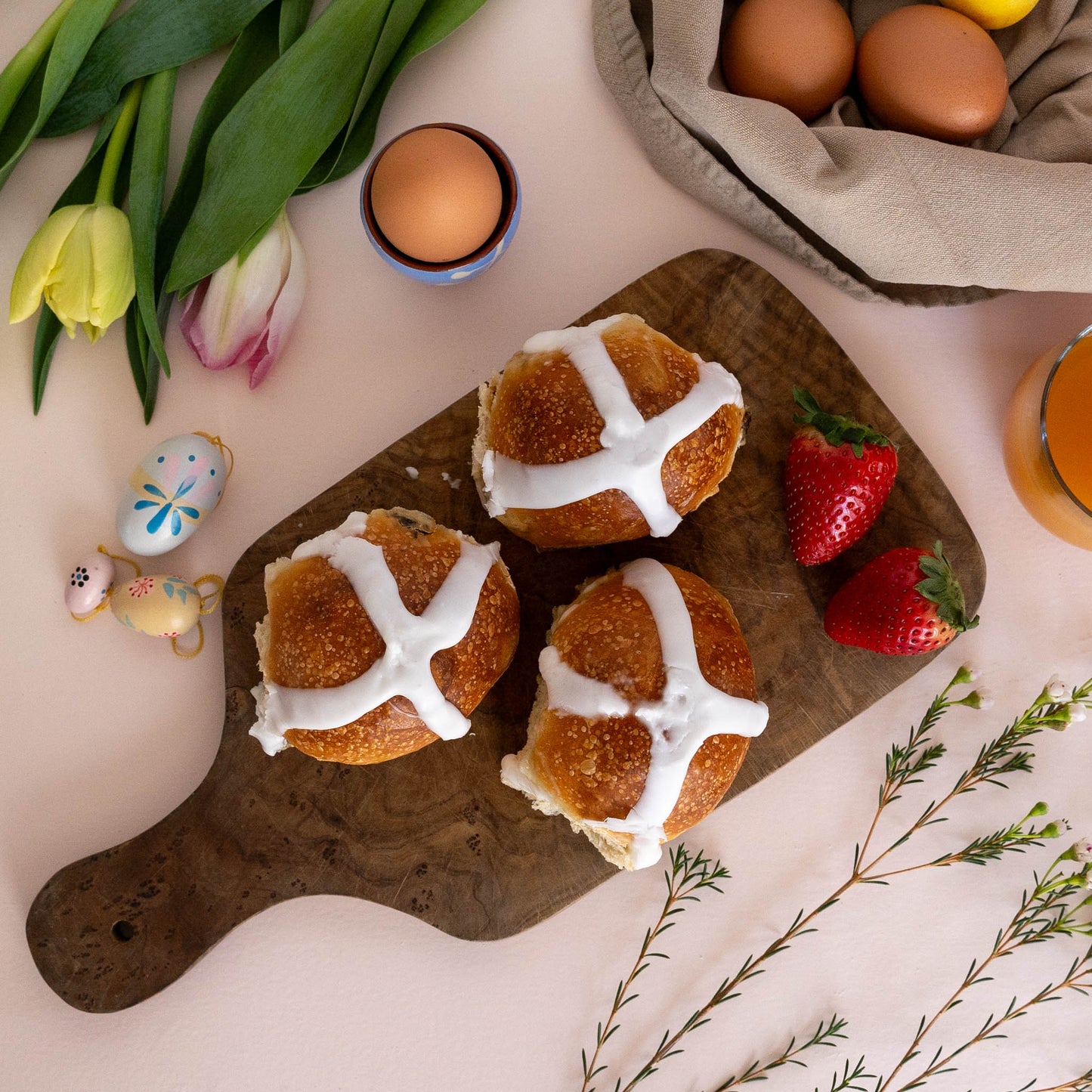 Hot Cross Buns - Box of 4