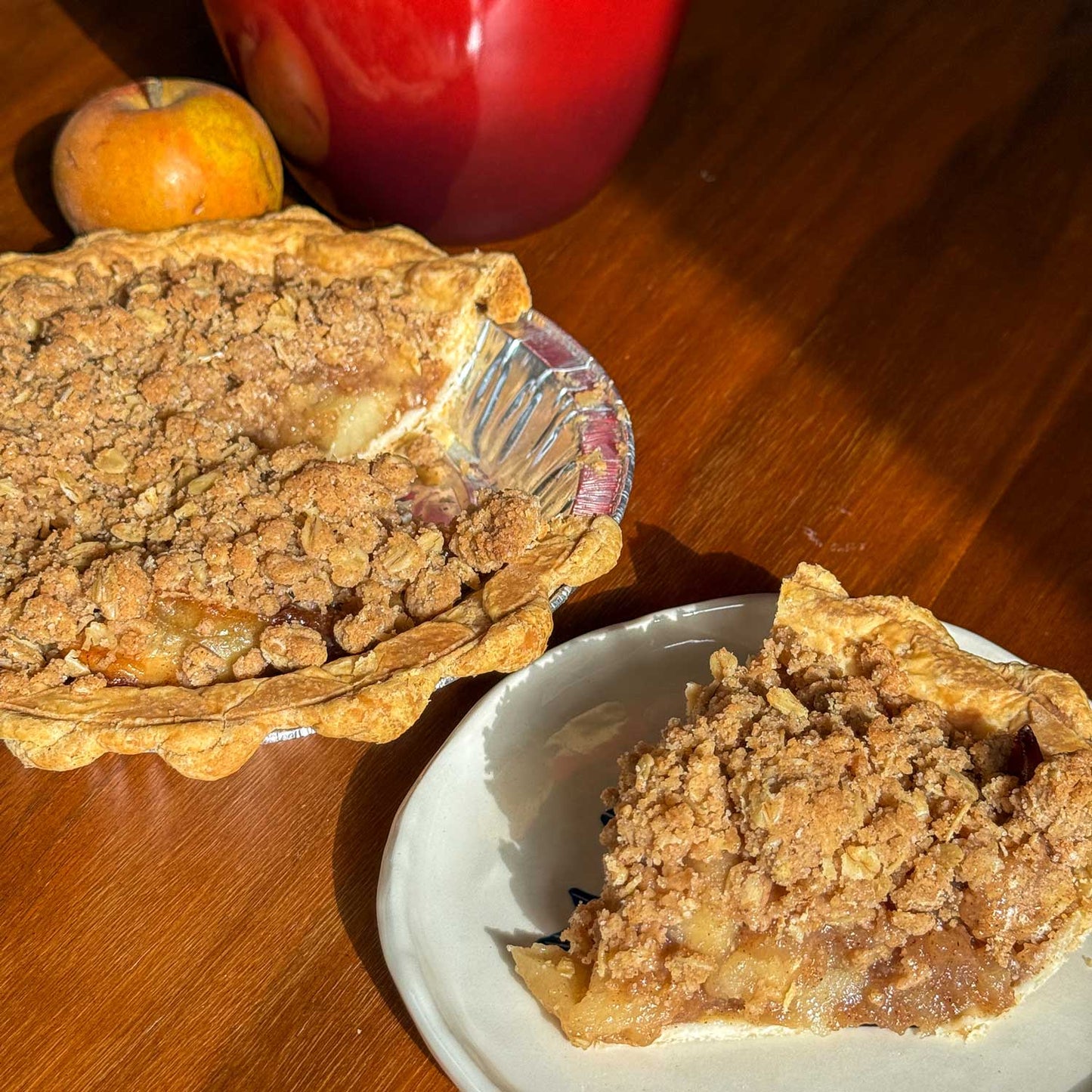 Apple Crumb Pie