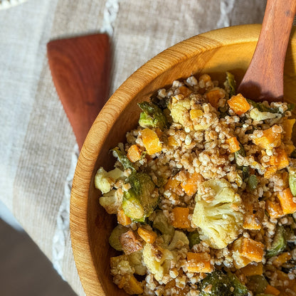 Harvest Vegetable Farro Salad (V)