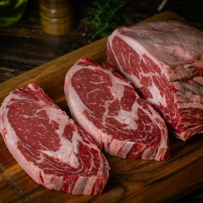 Caldwell Farm Boneless Ribeye Roast, ($20 Deposit)