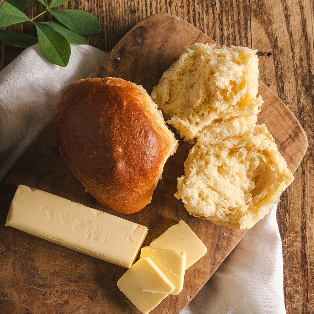 Pull-Apart Milk Buns - Bag of 6