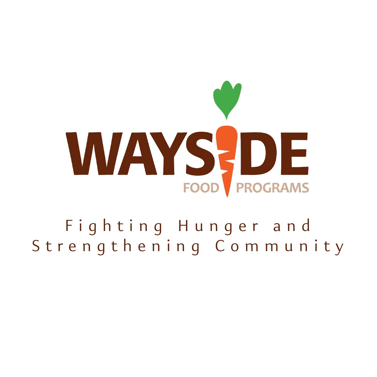 Wayside Food Programs logo: Fighting Hunger and Strengthening Community